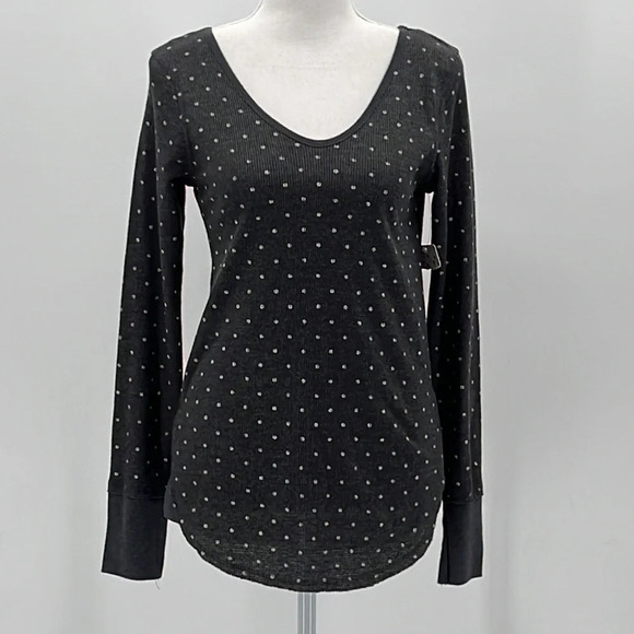 We The Free Desperate Polka Dot Thermal Top - NEW - Size Small - Picture 3 of 8